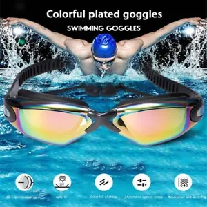 Occhiali da nuoto professionali swimming glasses con tappi per le orecchie clip nasale goggles - Foto 1 di 34