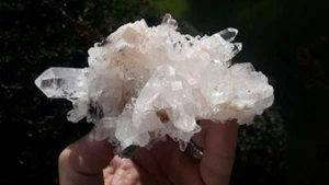 Crystal Clear Quartz Cluster w/ Brookite - Kharan, Balochistan, Pakistan - Picture 1 of 8