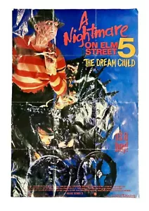Nightmare on Elm Street 5: Traumkind selten 1989 Poster Freddy 27"" x 40"" Horror - Bild 1 von 13