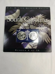 2000 South Carolina State Quarters Coins of America U.S. Minted Quarter Dollar - Picture 1 of 5