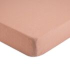Crane Baby Cotton Muslin Fitted Crib Sheet - Copper