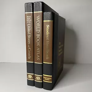 Atlas Of The United States And Canada, World Book Atlas, Student Handbook Lot 3 - Picture 1 of 21