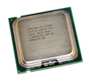 CPU Prozessor Intel Core 2 Duo E7400 - 2.80GHZ/3M/866/06 Buchse 775 - SLGW3 - Bild 1 von 1