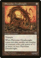 Phyrexian Dreadnought Mirage HEAVILY PLD Artifact Rare MAGIC MTG CARD ABUGames