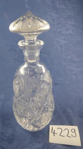 Nr.4229 Edinburgh Crystal Dekanter Whisky Glas Pressglas mit Glasverschluss - Picture 1 of 7