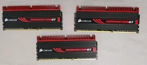 Corsair Dominator-GT 12GB RAM (3x4GB) - DDR3-2000MHz CMT12GX3M3A2000C9 Memory - Picture 1 of 2