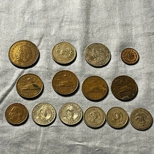 Vintage Mexican Coin High Grade Lot $5 - 1¢ Mixed Denominations 14 Coins Total - Picture 1 of 18