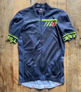 Castelli Velocissimo Radtrikot - Small - schwarz - durchgehender Reißverschluss - Taschen - Bild 1 von 14