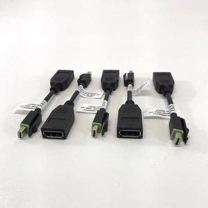 Lot of 5: PNY Mini DisplayPort Male to DisplayPort Female Adapter Mini DP to DP - Picture 1 of 4