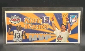 Kurt Warner MVP Gedenkumschlag NEU datiert 30. Januar 2000 Super Bowl - Bild 1 von 2