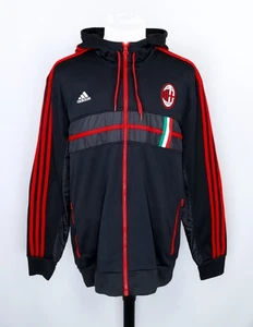AC MILAN 2012-13 ANTHEM ZIP JACKET - VESTE TRAINING ADIDAS VINTAGE CALCIO MILANO - Picture 1 of 19