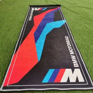 For BMW Motorrad M Sport S1000RR Anti-slip Display Motorcycle Garage Carpet mat - Picture 1 of 8