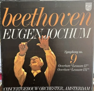 Beethoven, Eugen Jochum, Concertgebouworkest Sinfonie 2 LP Set NM Symphony No 9 - Image 1 of 4