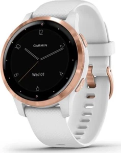 Garmin Vivoactive 4S – Smartwatch mit GPS-Tracker – 7-Tage-Akku – 40 mm – Weiß/R - Zdjęcie 1 z 4