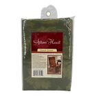 Autumn Harvest Armless Chair Cover Up To 42" Green Brownstone Gallery Brand New