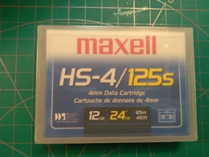 Maxell HS-4/125s DDS-3 4mm Datenkassetten, 12/24 GB, ungeöffnet, 10 Stück - Bild 1 von 4