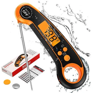 Digital Meat Thermometer for Cooking, Waterproof Instant Read Cooking, Grill - Picture 1 of 10
