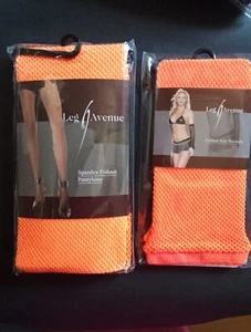 Fishnet Pantyhose & Fishnet Gloves Bundle Leg Avenue #9013 & #2019 - Picture 1 of 11