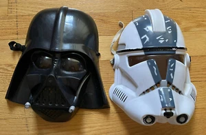 Star Wars Darth Vader Mask Halloween And Trooper Set Rubies Costume 2005/2006! - Picture 1 of 8