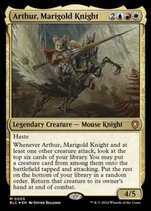MTG - ARTHUR, MARIGOLD KNIGHT (Foil) - Bloomburrow Commander (M) - Picture 1 of 1
