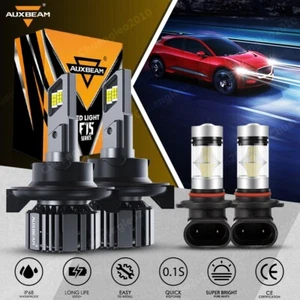 Faro LED Hi/Lo + bombillas antiniebla para Jeep Liberty 2008-2012 Auxbeam Canbus - Imagen 1 de 12