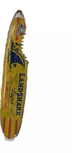 NIB New Landshark Lager Tap Handle Full Size 12" Shark Bite Surfboard - Picture 1 of 2