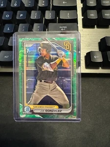 2024 Bowman Chrome JD GONZALEZ 1st RC Lunar Glow Refractor #BCP-111 - Picture 1 of 2