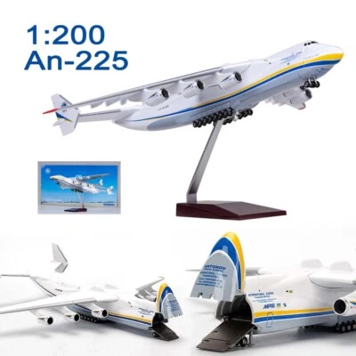 Modelo de avión de resina Antonov An-225 1:200 16,54 pulgadas avión pintado Ucrania Foto 1 de 4