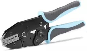 Crimping Tool for Open Barrel Terminals JST Molex TE Connectors - 24-10 AWG (0.2 - Picture 1 of 7