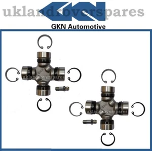 LAND ROVER DEFENDER GKN PROPSHAFT UJ UNIVERSAL JOINTS PAIR - "OEM" JOINTS - NEW - Picture 1 of 4