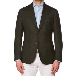 Giacca sfoderata SARTORIA PARTENOPEA lana Super anni 120 NUOVA modello attuale - Foto 1 di 7