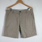 Target Mens Shorts Size 34 W36 inch Beige Chino Cotton Blend 21.0042
