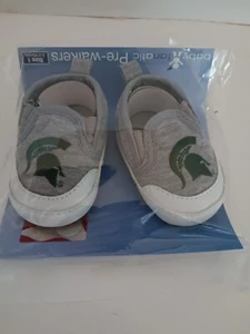 MSU Michigan State Spartans Bebé Prewalker Zapatos Talla 1 (0-3 meses) Gris Nuevo en Paquete - Imagen 1 de 4