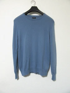 J.CREW Men's Gray 100% Cashmere Crewneck Sweater - Medium - Picture 1 of 7