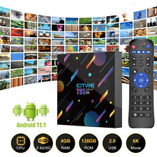 Android 11.1 Smart TV BOX 6K HD 464GB Quad Core WIFI Media Player Tastatur 2023