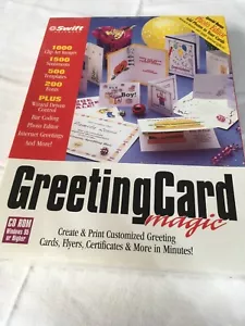 Swift Greeting Card Magic Windows 95 And Higher - Picture 1 of 2