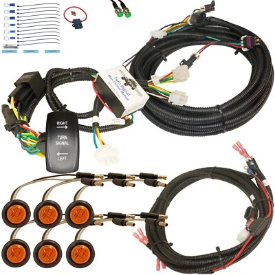 Kit de señal de giro basculante para calle legal para 13-18 Polaris Ranger 570 900 xp 1000 Foto 1 de 4