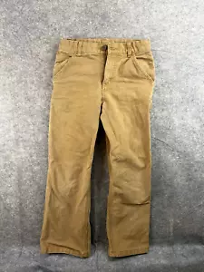 Carhartt Hose Jungen Größe 10 Braun Canvas Utility Loose Fit Hose - Bild 1 von 7