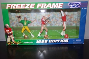 1998 HASBRO STARTING LINEUP FREEZE FRAME JOE MONTANA SET - Picture 1 of 1
