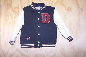 H&M Varsity Letterman Blue & White Tigers Jacket 3t 4t Sporty - Picture 1 of 3