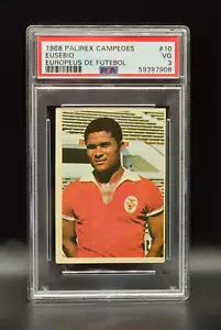 Eusebio Palirex 1968-69 Palirex Campeoes Europeus de Futebol #10 PSA 3 - Picture 1 of 2