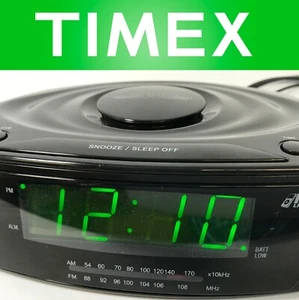 Timex T227BQ Alarm Clock Radio: Large LED, MP3 Line-In & AUX - Picture 1 of 10