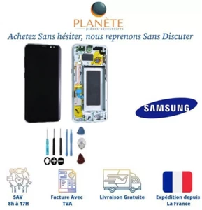 Original Ecran Argent Assemblés Sur Châssis Pour  Samsung Galaxy   S8 G950F - Photo 1 sur 1