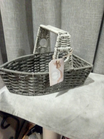 Straw Or Twine Boat Shaped Basket Cover