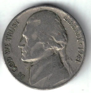 USA - 1941P - Jefferson - Pre-Wartime - No Mint Mark - #18845 - Picture 1 of 2