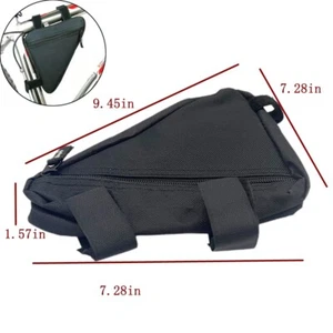 Bolsa triangular de viga de bicicleta Paquete de viga de bicicleta Bolsa de herramientas triangular - Imagen 1 de 12