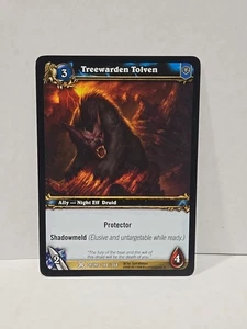 World Of Warcraft TCG Drums Of War Treewarden Tolven Regular Common - Picture 1 of 2