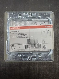 Wiremold V4047RX 2 Gang Decora/Rohlinge Abdeckung - Bild 1 von 2