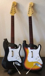 2 Rock Band Fender Stratocaster Guitar Strap 1 Powers Untested PSGTS2 Harmonix - Picture 1 of 21