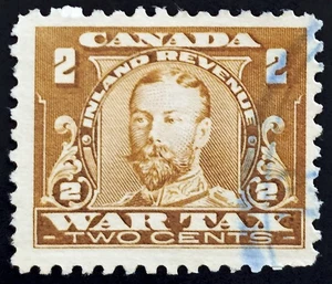 1915 Canada Stamp FWT8, 2c, War Tax Inland Revenue - Bild 1 von 1